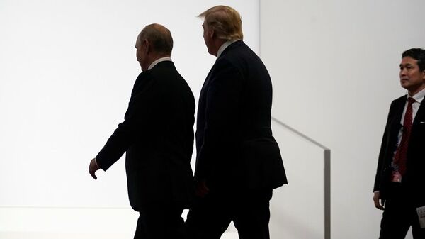 Vladimir Putin- Donald Trump  - Sputnik Türkiye