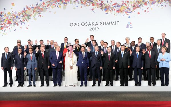  Osaka’da düzenlenen G20 Liderler Zirvesi - Sputnik Türkiye
