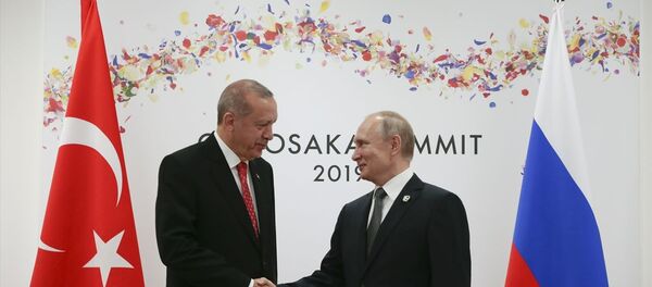 Türkiye Cumhurbaşkanı Recep Tayyip Erdoğan ve Rusya Devlet Başkanı Vladimir Putin - Sputnik Türkiye