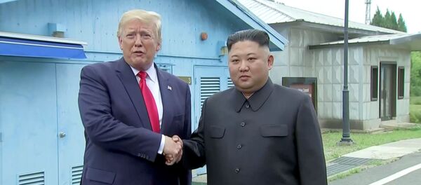 Donald Trump- Kim Jong-un - Sputnik Türkiye