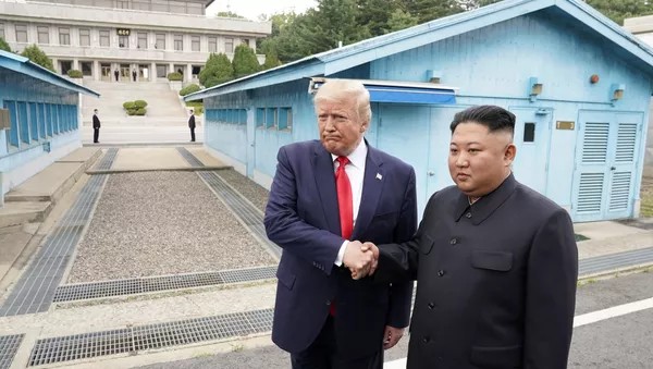 Donald Trump- Kim Jong-un - Sputnik Türkiye