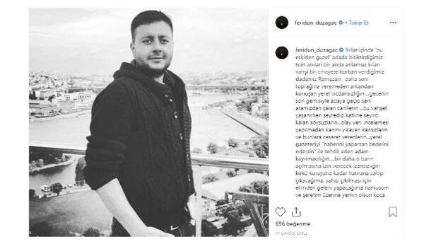 Çanakkale’deki cinayetin ardından, Feridun Düzağaç’tan 2 iddia - Sputnik Türkiye