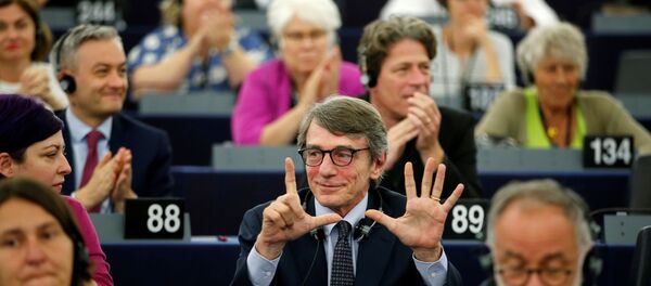 Avrupa Parlamentosu’nun (AP) yeni başkanı, Sosyal Demokratların adayı İtalyan David Maria Sassoli oldu. Avrupa Parlamentosu’nun (AP) yeni başkanı, Sosyal Demokratların adayı İtalyan David Maria Sassoli oldu. - Sputnik Türkiye
