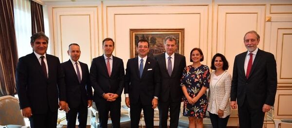 TÜSİAD heyeti, Ekrem İmamoğlu TÜSİAD heyeti, Ekrem İmamoğlu - Sputnik Türkiye