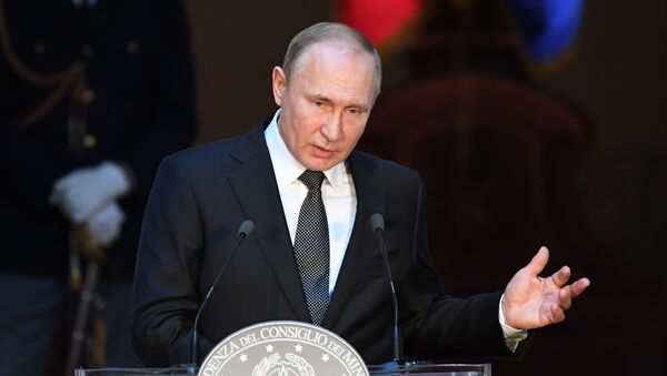 Vladimir Putin, İtalya - Sputnik Türkiye