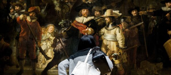 Rembrandt’ın ‘Gece Devriyesi’ tablosu Rembrandt’ın ‘Gece Devriyesi’ tablosu - Sputnik Türkiye