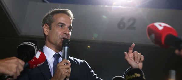 Yeni Demokrasi lideri Kiriakos Miçotakis - Sputnik Türkiye