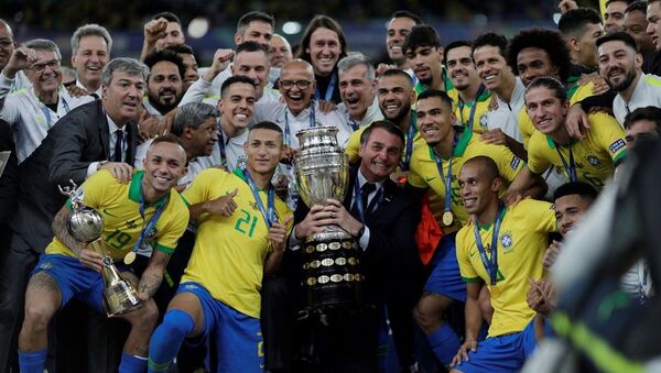 Kupa Amerika'da şampiyon Brezilya - Sputnik Türkiye