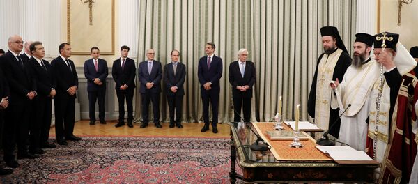 Yunanistan'da yeni kabine yemin etti Yunanistan'da yeni kabine yemin etti - Sputnik Türkiye