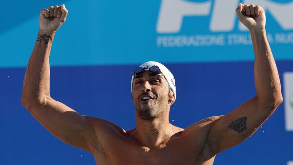 İtalyan olimpik yüzücü Filippo Magnini - Sputnik Türkiye