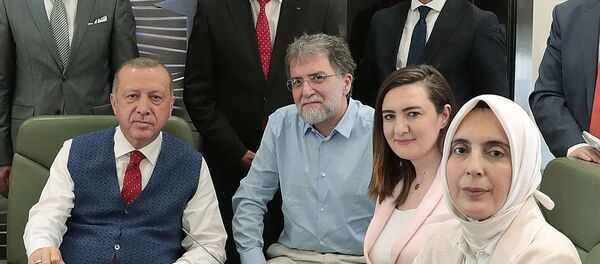 Ahmet Hakan - Recep Tayyip Erdoğan - Sputnik Türkiye