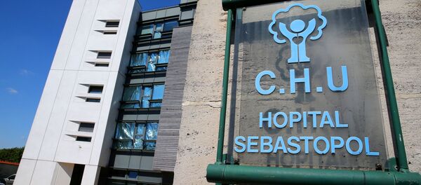 Vincent Lambert’in tedavi gördüğü Reims kentindeki Sebastopal Hastanesi - Sputnik Türkiye