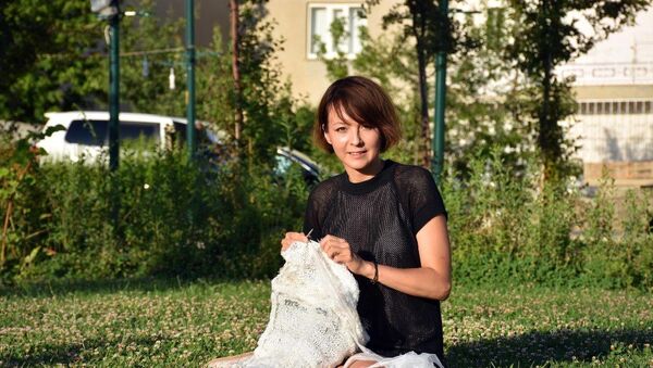  33 yaşındaki Rus moda tasarımcısı Anita Grey - Sputnik Türkiye