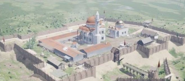 Bulunan kasabanın araştırmalar sonucunda oluşturulan görüntüsü - Sputnik Türkiye