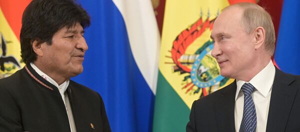 Vladimir Putin - Evo Morales - Sputnik Türkiye