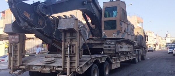 Suriye sınırına askeri iş makinesi sevkiyatı devam ediyor  - Sputnik Türkiye