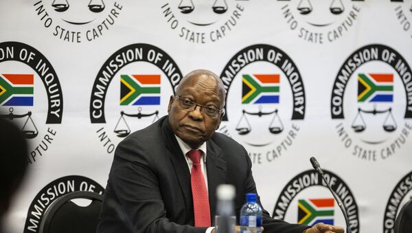 Güney Afrika’nın eski Devlet Başkanı Jacob Zuma, yolsuzluk suçlamaları hakkında soruşturma komisyonunda ifade verdi. - Sputnik Türkiye