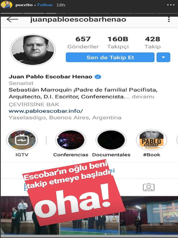 Pablo Escobar’ın oğlu hapis cezası alan Pucca’yı takibe aldı - Sputnik Türkiye