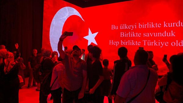 ‘15 Temmuz Milletin Zaferi’ Dijital Gösterim Merkezi'nden kareler - Sputnik Türkiye