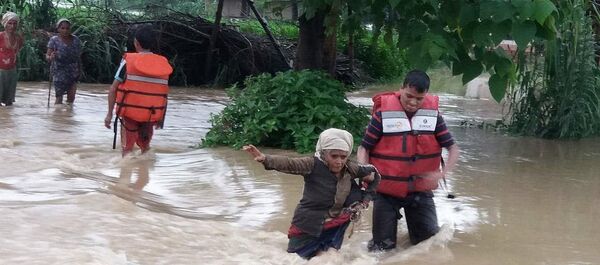 Nepal, sel - Sputnik Türkiye