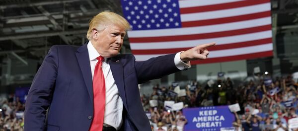 ABD Başkanı Donald Trump Kuzey Carolina mitingi - Sputnik Türkiye