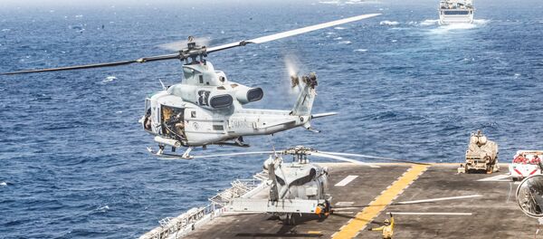 ABD'ye ait USS Boxer gemisi - Hürmüz Boğazı - Sputnik Türkiye