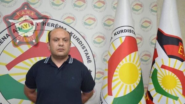 Irak Kürt Bölgesel Yönetimi (IKBY), Erbil'deki Türk Başkonsolosluğu görevlisinin hayatını kaybettiği saldırının zanlılarından Mazlum Dağ'a yardım ettiği iddia edilen Muhammed Bisksız'in yakalandığını açıkladı. - Sputnik Türkiye