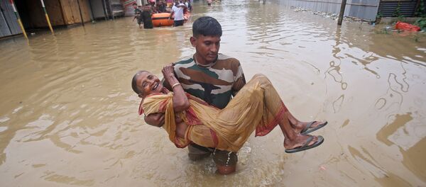 Hindistan'da sel - Sputnik Türkiye