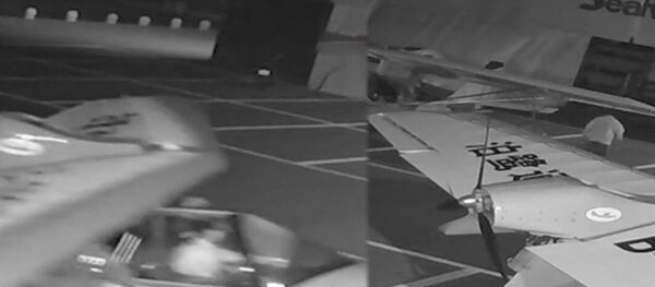 Çin’de bir çocuk uçak çalmaya çalışırken görüntülendi - Sputnik Türkiye