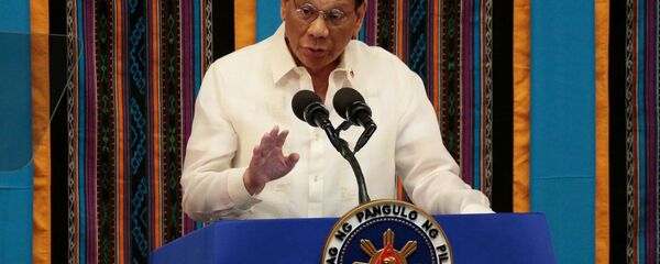 Filipinler Devlet Başkanı Rodrigo Duterte - ulusa sesleniş konuşması Filipinler Devlet Başkanı Rodrigo Duterte - ulusa sesleniş konuşması - Sputnik Türkiye