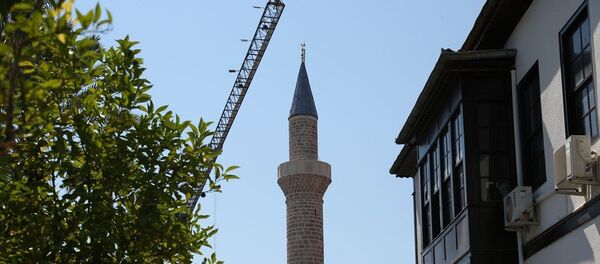 Antalya'nın ilk yerleşim bölgesi Kaleiçi'nde yer alan ve Selçukluların fethi sonrası kiliseden camiye çevrilerek, Şehzade Korkut'un adının verildiği cami - Sputnik Türkiye