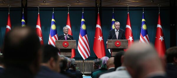 Recep Tayyip Erdoğan - Mahathir Muhammed - Sputnik Türkiye