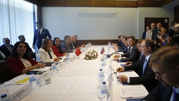 Türkiye-Rusya İş Forumu ile Türkiye-Rusya Hükümetlerarası 16. Dönem KEK Toplantısı İmza Töreni - Sputnik Türkiye
