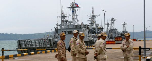 Kamboçya'nın Çin'e verdiği iddia edilen Ream Deniz Üssü gazetecilere açıldı. - Sputnik Türkiye