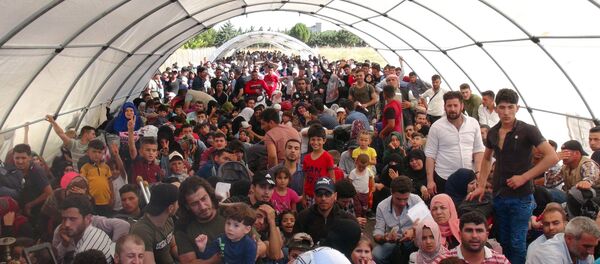 Suriyelilerin bayram için ülkelerine gidişi sürüyor - Sputnik Türkiye