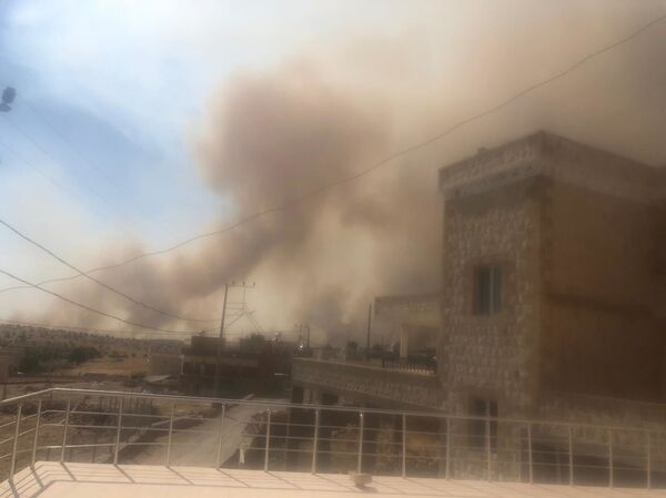 Mardin'in Bagok Dağı’nda büyük yangın: 6 Süryani köyü ve Botaş İstasyonu tehdit altında - Sputnik Türkiye