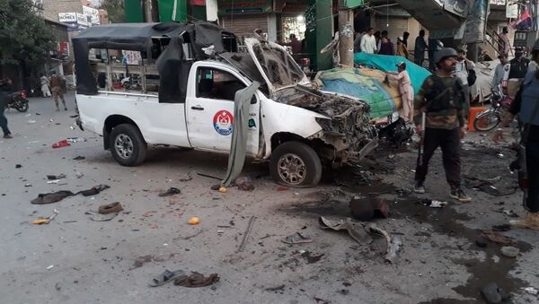 Pakistan'da polise bombalı saldırı: 4 ölü, 20 yaralı - Sputnik Türkiye