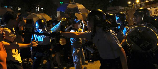 Hong Kong'da gösteriler - Sputnik Türkiye