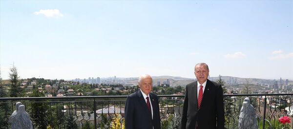 Cumhurbaşkanı Recep Tayyip Erdoğan- MHP Genel Başkanı Devlet Bahçeli - Sputnik Türkiye