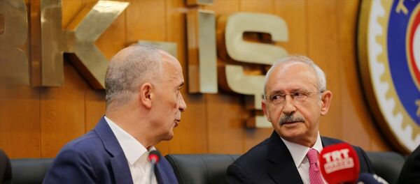 CHP Genel Başkanı Kemal Kılıçdaroğlu, Türk-İş Genel Başkanı Ergün Atalay - Sputnik Türkiye