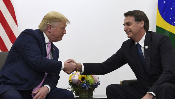ABD Başkanı Donald Trump ve Brezilya Devlet Başkanı Jair Bolsonaro - Sputnik Türkiye