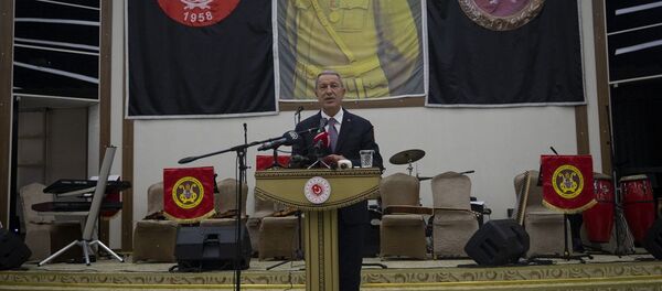 Hulusi Akar, Kuzey Kıbrıs'taki resepsiyonda - Sputnik Türkiye