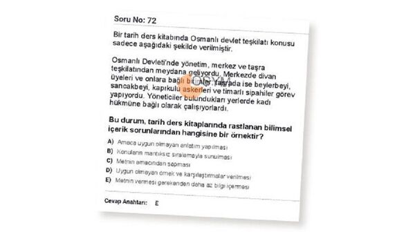 'KPSS’de Tarih sorusu hatalı' iddiası - Sputnik Türkiye