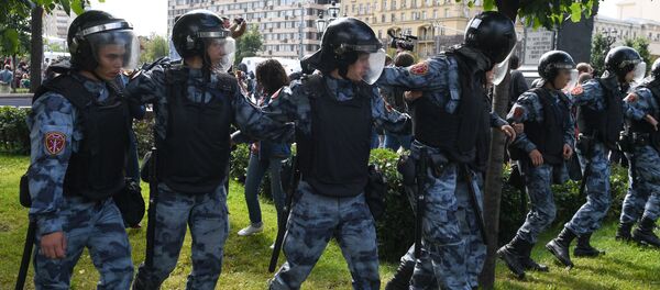 Moskova'da protestolar - Sputnik Türkiye