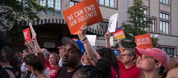 ABD silahlı şiddet protestosu - Sputnik Türkiye