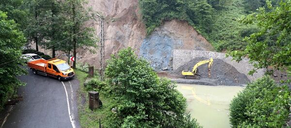 Rize'de heyelan - Sputnik Türkiye