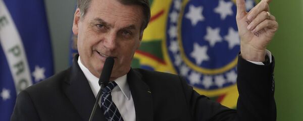 Brezilya Devlet Başkanı Jair Bolsonaro - Sputnik Türkiye