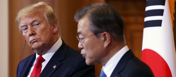 Donald Trump - Moon Jae-in - Sputnik Türkiye