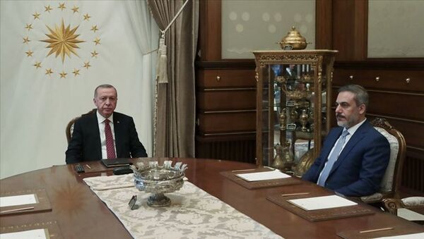 Cumhurbaşkanı Erdoğan, MİT Başkanı Fidan'ı kabul etti - Sputnik Türkiye