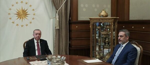 Cumhurbaşkanı Erdoğan, MİT Başkanı Fidan'ı kabul etti - Sputnik Türkiye